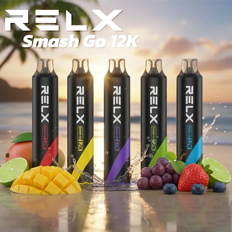 Relx Smash Go 12000口悅刻一次性拋棄式電子煙|16種口味|可充電大容量
